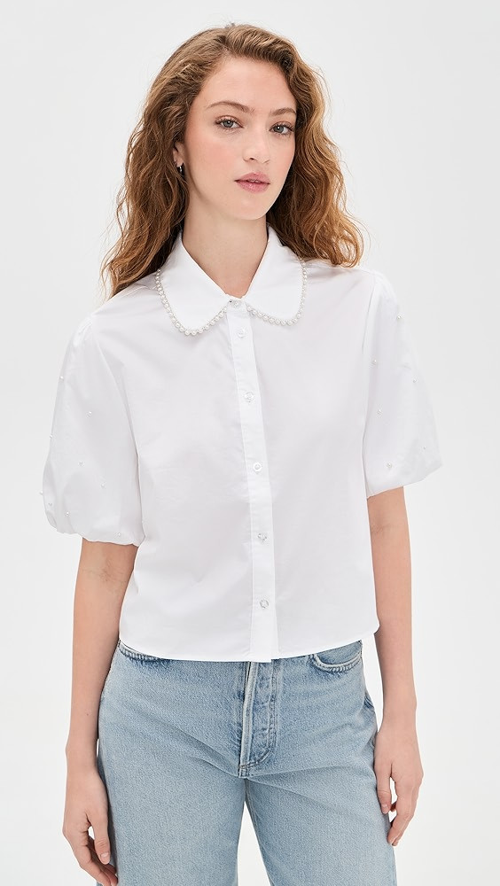 Generation Love Soo Pearl Poplin Shirt | Shopbop | Shopbop