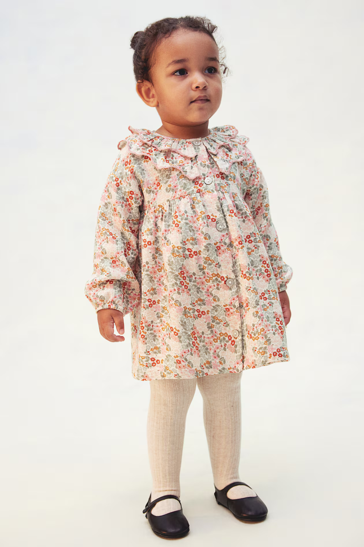 Cotton Dress with Collar | H&M (US + CA)