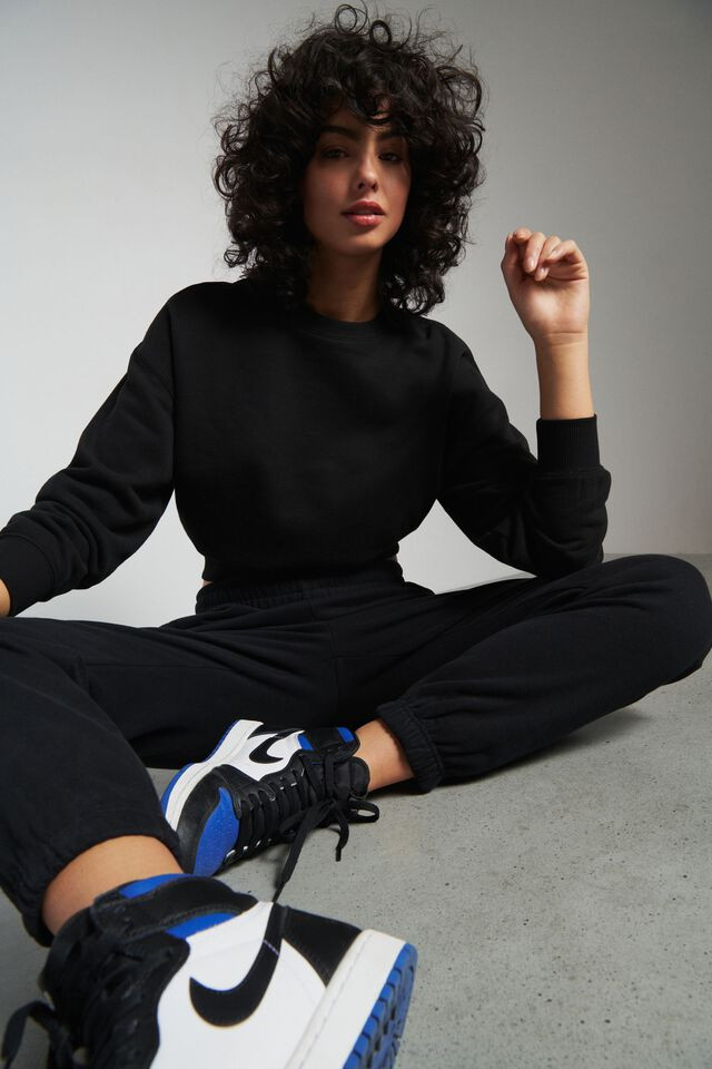 Elm Long Sleeve Crew Neck Sweatshirt | Dynamite Clothing