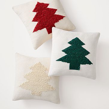 Looped Trees Pillow Cover | West Elm (US)