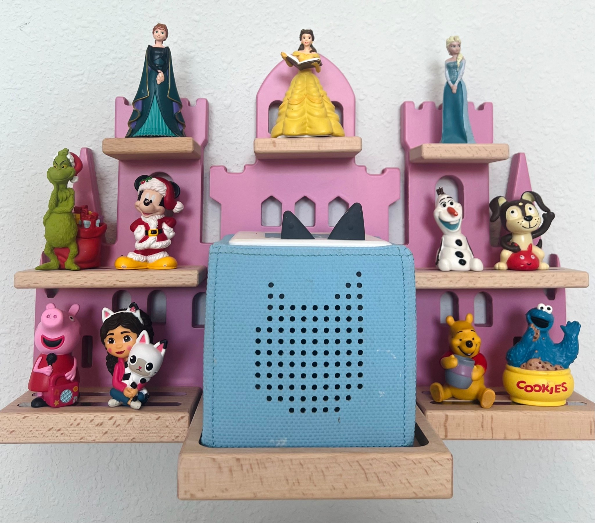 Princess castle tonie box storage!! My girl’s are loving playing this  and I love that it keeps it organized 🏰
tonie box/ tonie box storage/ tonie box characters/ playroom/ toddler toys/ screen free toys 

#LTKKids #LTKFindsUnder50 #LTKHome