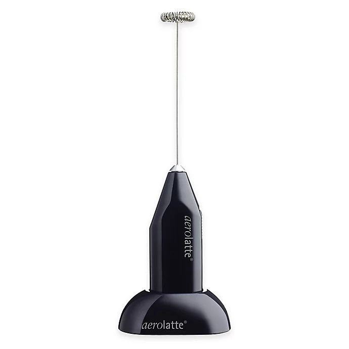 aerolatte® Milk Frother with Stand in Black | Bed Bath & Beyond