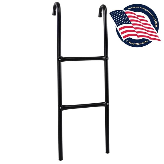 SereneLife  2 Step Weather Resistant Galvanized Steel Trampoline Climbing Trampoline Safety Ladde... | Walmart (US)