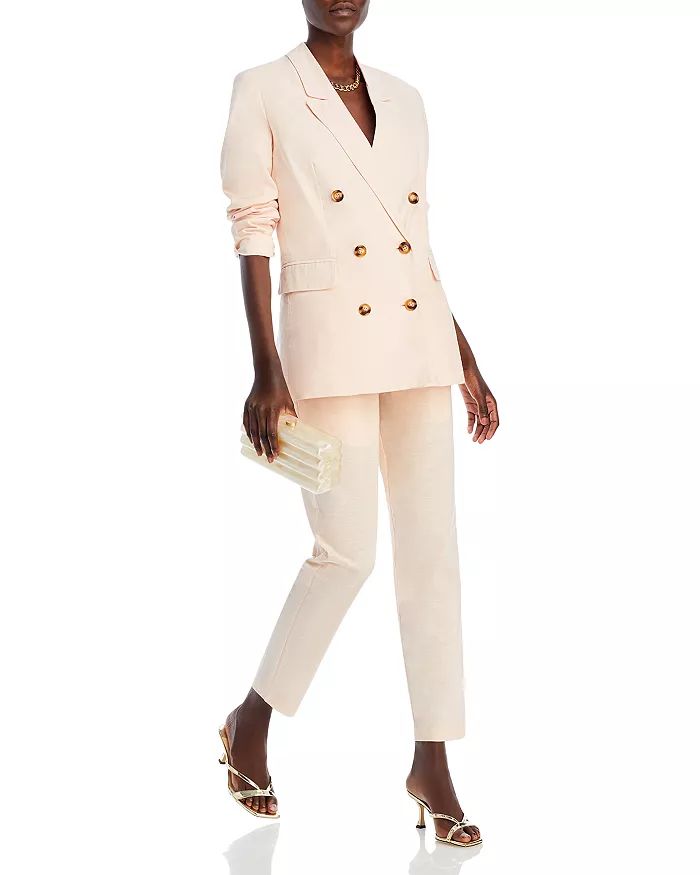 Oversized Double Breasted Linen Blazer & Tie Waist Pants - 100% Exclusive | Bloomingdale's (US)