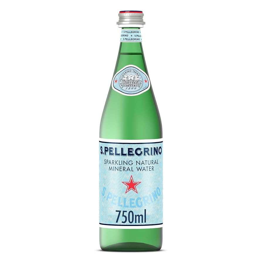 S.Pellegrino Sparkling Natural Mineral Water, 25.3 Fl Oz Glass Bottle | Amazon (US)