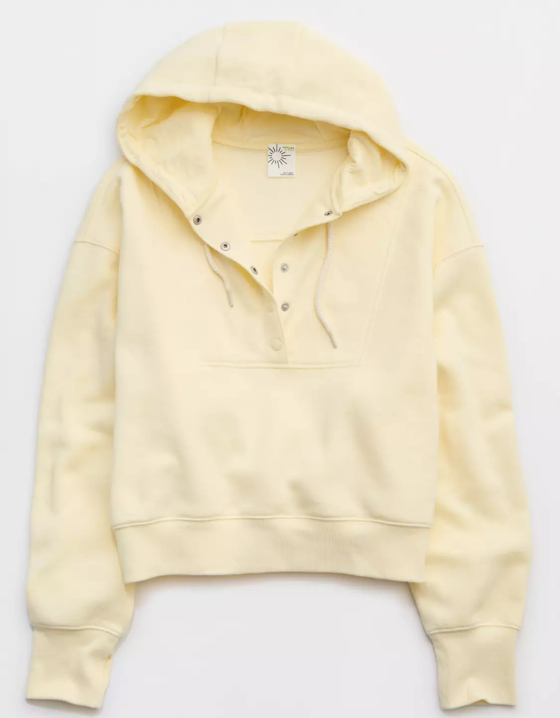 OFFLINE By Aerie Cloud Fleece Snap Front Hoodie | American Eagle Outfitters (US & CA)