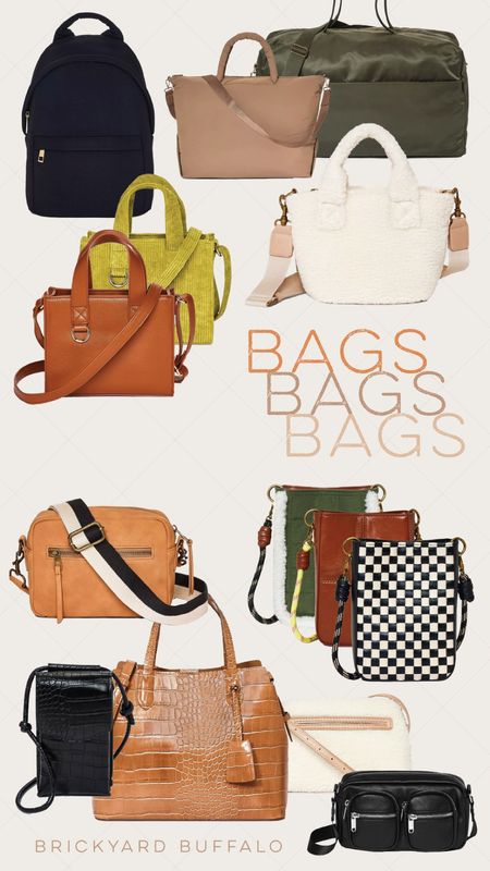 Your fall wardrobe isn't complete without the perfect bag! Whether you're into classic styles or trendy designs, we’ll help you find the perfect bag for the season  
#FallBagGame #TargetFinds #BagAddict

#LTKSeasonal #LTKfindsunder50