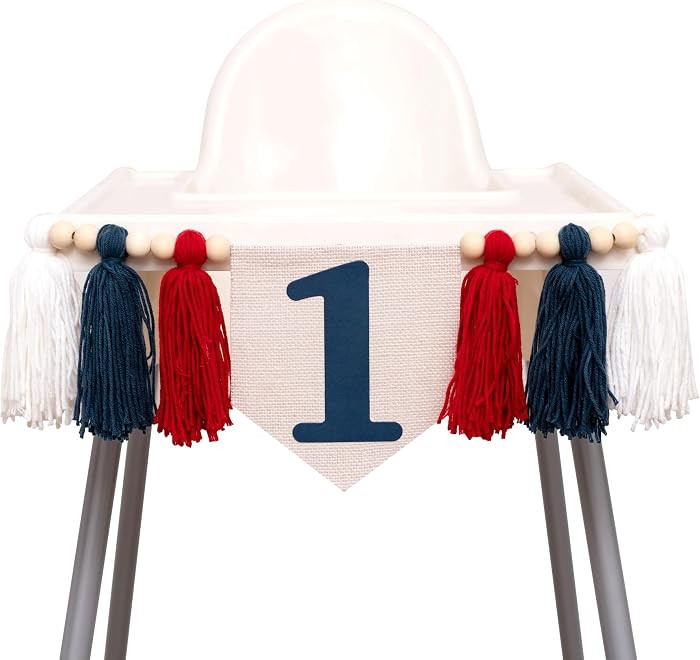 Baseball High Chair Banner 1st Birthday - Rookie of Year Highchair Banner, Sport Theme First Birt... | Amazon (US)