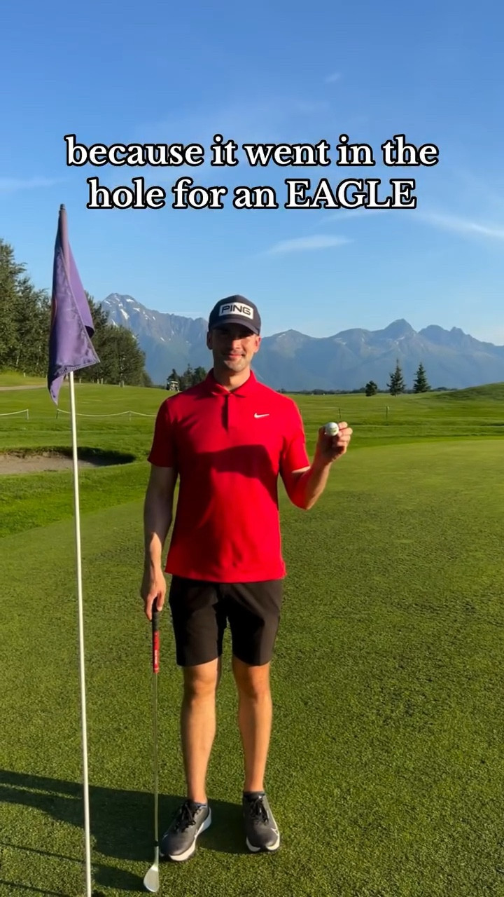 good problem to have🦅 
tiktok: thegolfgirlfriend 
•
•
•
golf, eagle, alaska golf,