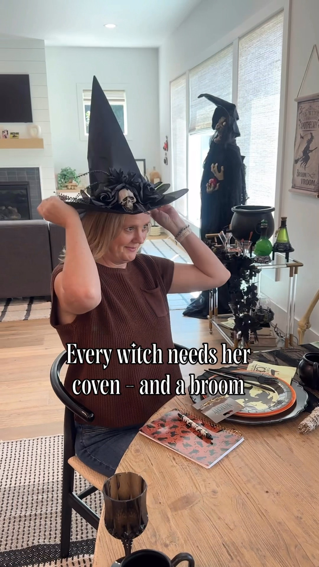 Every witch needs her coven — and a broom! 🧙‍♀️
 
BROOM MAKING PARTY! This might be the witchiest party I’ve ever thrown! We drank potions, stirred cauldrons and used a little practical magic to make our own brooms.
 
I found everything for this magical coven gathering at @orientaltrading — can we talk about their new witching hour collection? 🧙‍♀️👀
 
use code YAY for free shipping on $25+ 🧙‍♀️
#ltkparty #ltkcrafts

#LTKSeasonal #LTKmomlife #LTKHome