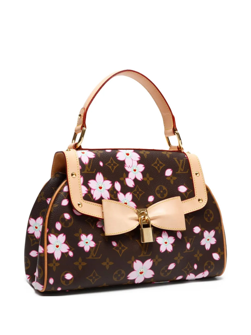 Louis Vuitton Pre-Owned 2003 Monogram Cherry Blossom handbag - Brown | Farfetch Global