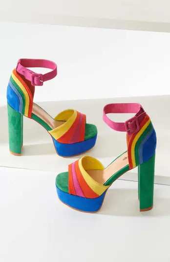 Unique Vintage Peep Toe Platform Heels | Nordstrom | Nordstrom