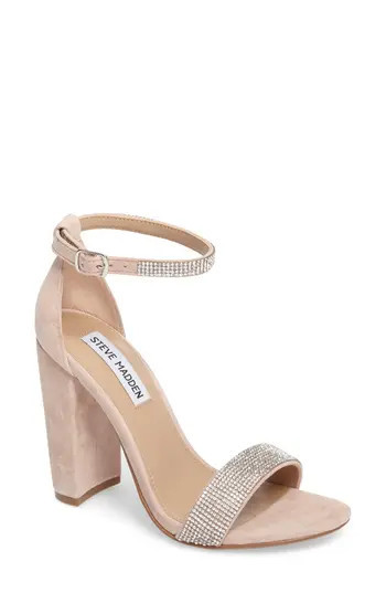 Women's Steve Madden Carrson Sandal, Size 5 M - Metallic | Nordstrom