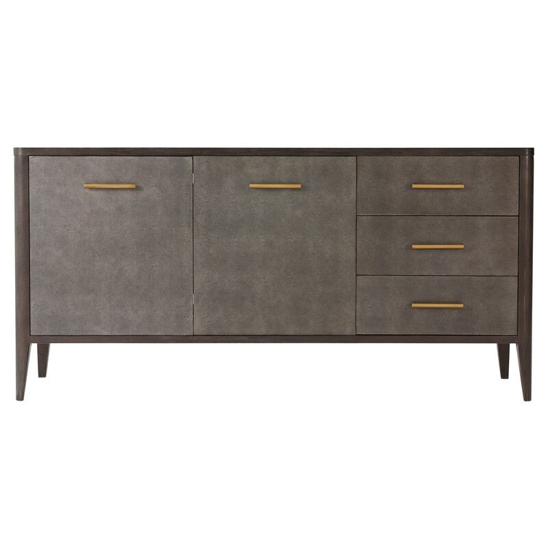 Shelton Faux-Shagreen Sideboard, Java | One Kings Lane