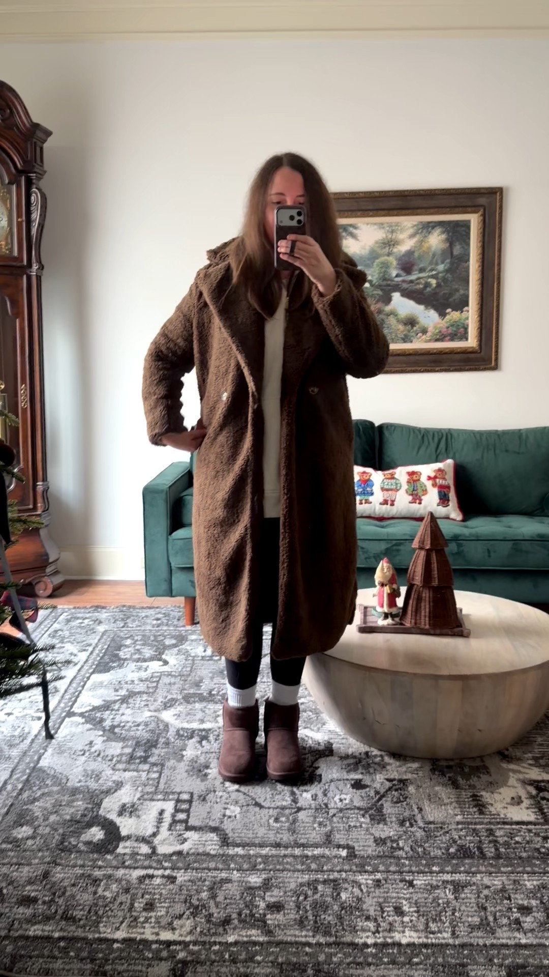 This gorgeous statement coat is on sale for under $90! Wearing medium.

Teddy coat, Ugg boots, winter outfit, lululemon sale

#LTKSaleAlert #LTKmorningroutine #LTKootd