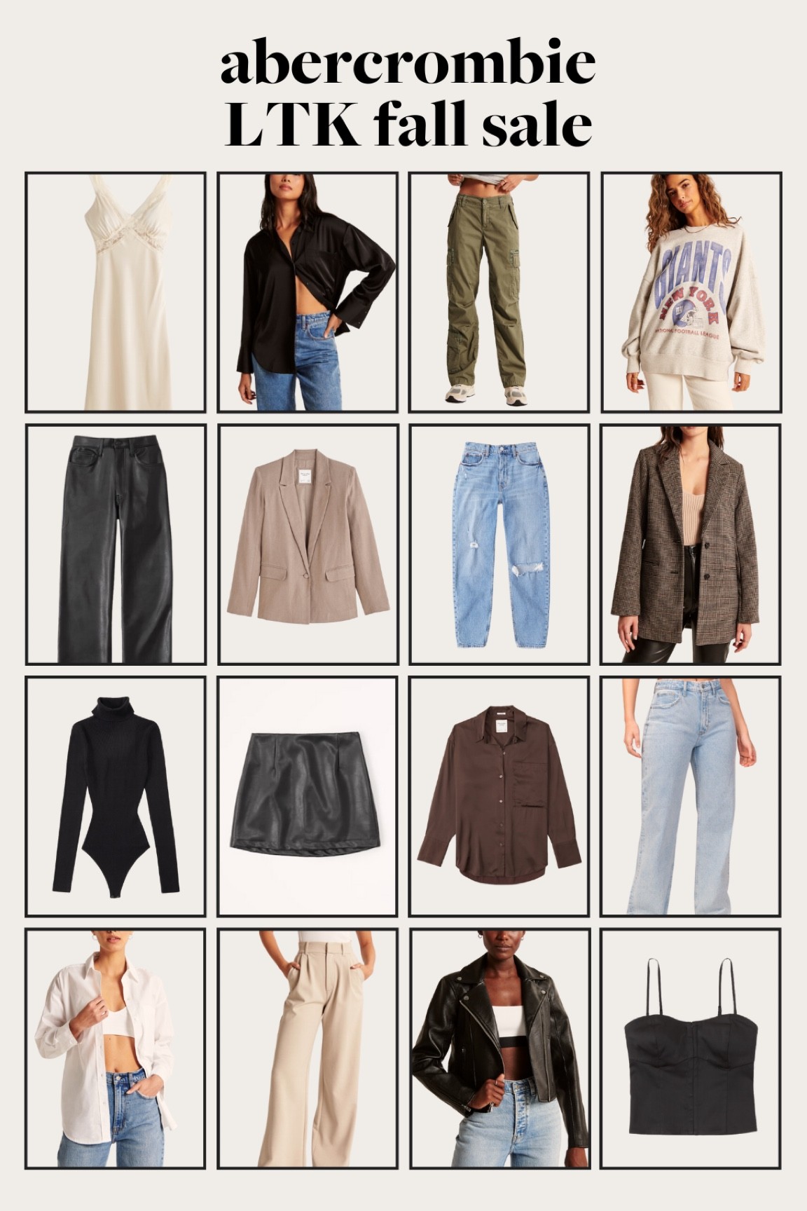 ABERCROMBIE FALL LTK SALE including blazers, cargos, a leather skirts & jacket, satin dress’ ♥️ #ltksale #Abercrombiesale   #fallsale

#LTKunder100 #LTKsalealert #LTKSeasonal
