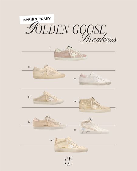 Spring-ready Golden Goose sneakers 

#LTKshoecrush #LTKstyletip