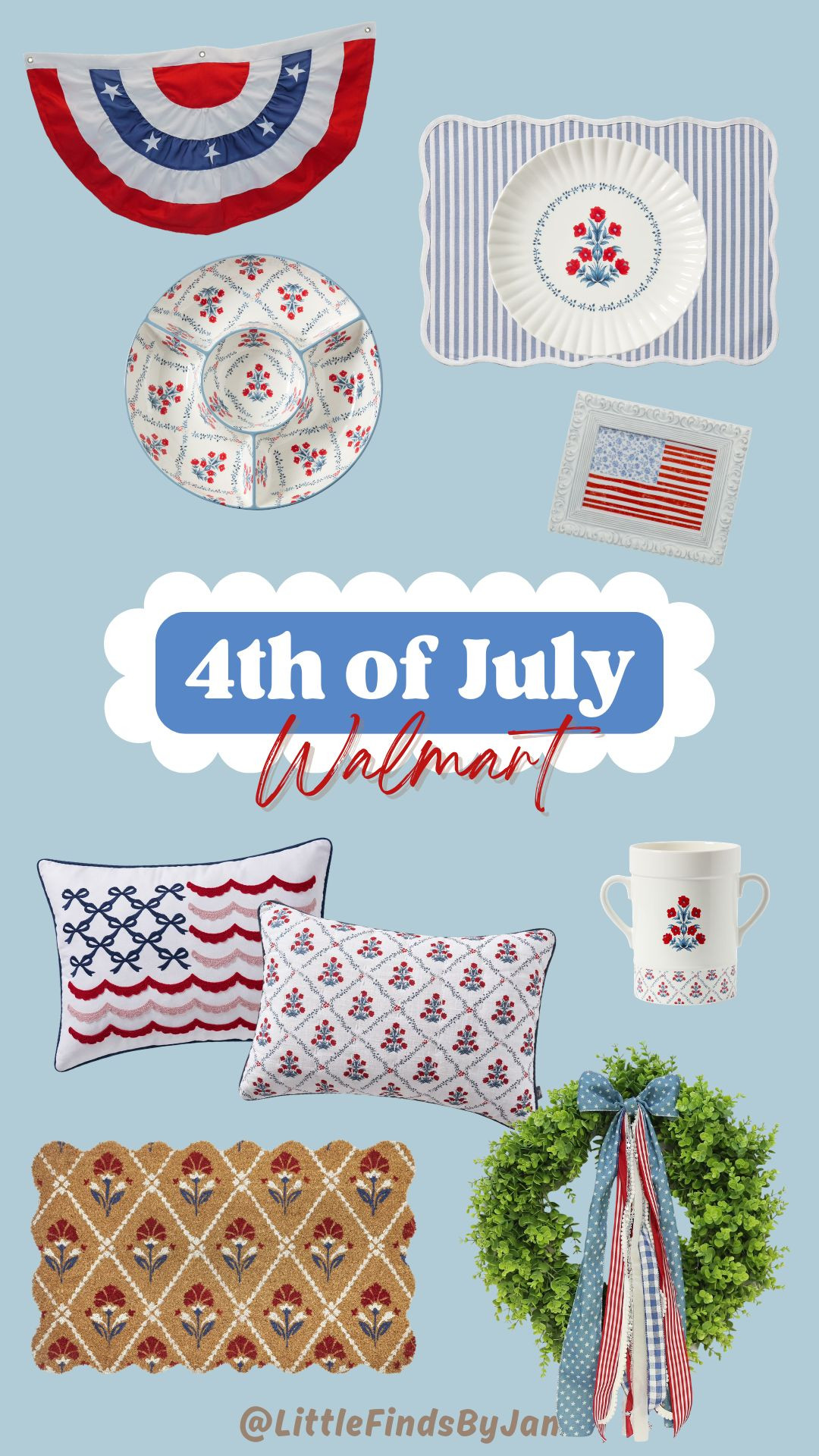 Walmart 4th of July finds. Home decor. Patriotic. Deal. Must have for summer. Hosting. 

#LTKHome #LTKSeasonal #LTKfoodie