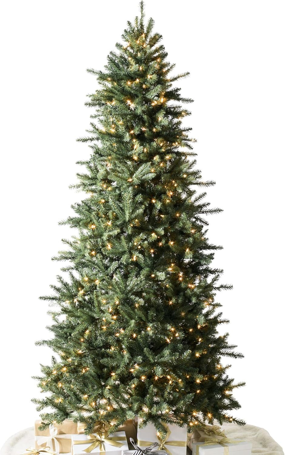 Balsam Hill 9ft Pre-Lit Berkshire Mountain Fir Artificial Christmas Tree with LED Candlelight Cle... | Amazon (US)