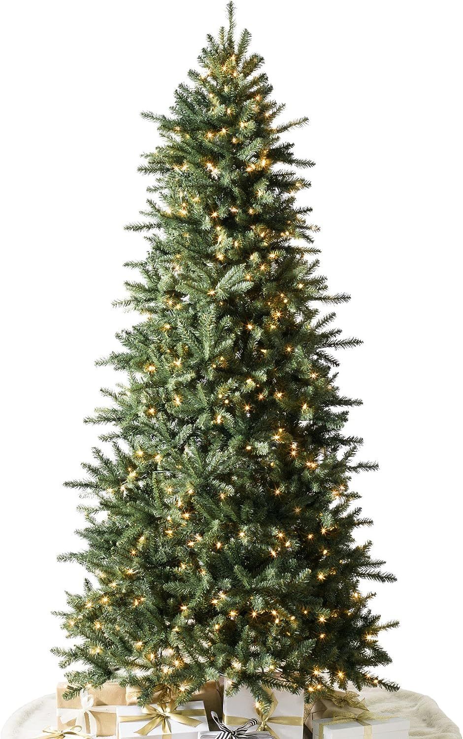 Balsam Hill 9ft Pre-Lit Berkshire Mountain Fir Artificial Christmas Tree with LED Candlelight Cle... | Amazon (US)