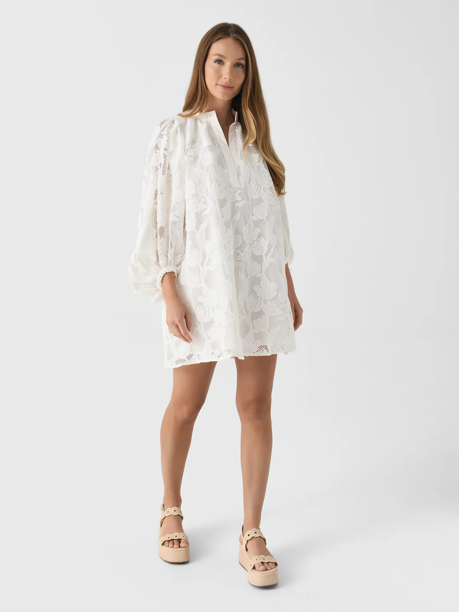 A SHIRT THING
                      
                     Women's Hazel Lace Dress | Saint Bernard