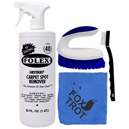 Folex Instant Carpet Spot Remover Kit - 32 OZ Spray Folex Carpet and Upholstery Stain Remover - EZ S | Walmart (US)