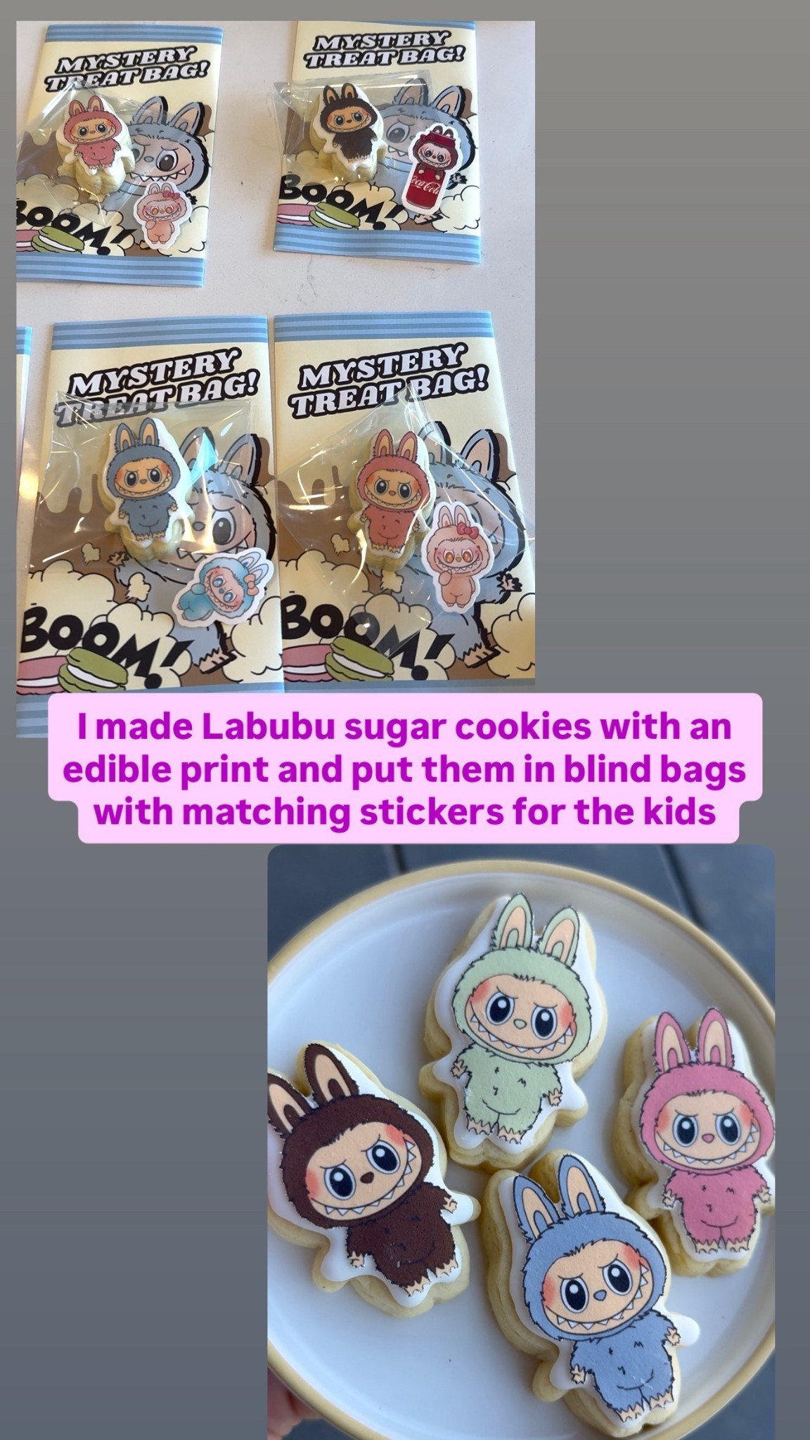 Labubu birthday party mystery cookie bags! These were a hit! I 

#LTKKids #LTKFamily #LTKFindsUnder50