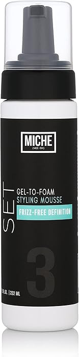 Miche Beauty Set Gel to Foam Mousse - Lightweight Styling Foam for All Hair Types, Long-Lasting H... | Amazon (US)