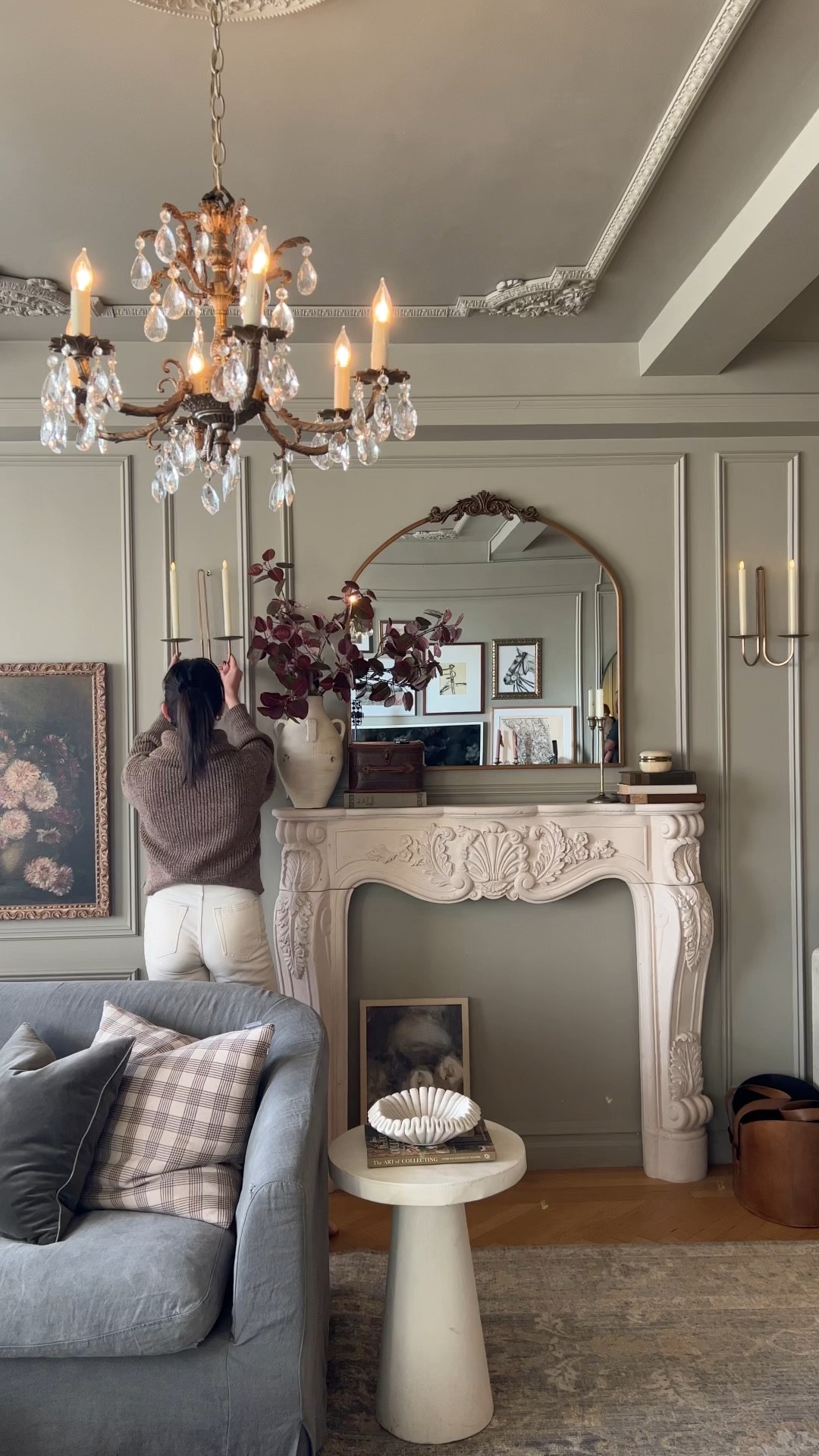 Flameless candles and wall sconces 

#LTKfamily #LTKhome