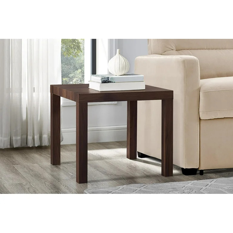 Mainstays Parson's End Table, Canyon Walnut | Walmart (US)