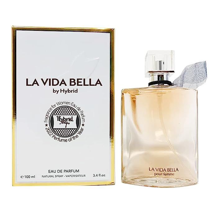 Hybrid & Company La Vida Bella Fragrance for Women Eau De Parfum Natural Spray Elegant Scent, 3.4... | Amazon (US)