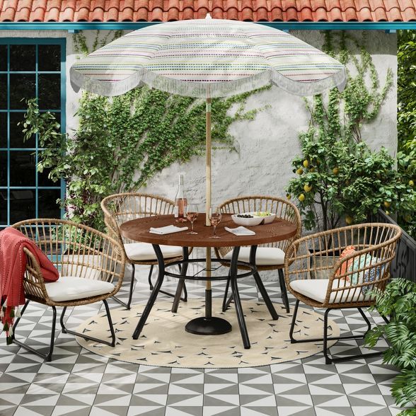 Southport 5pc Patio Dining Set Natural - Opalhouse™ | Target