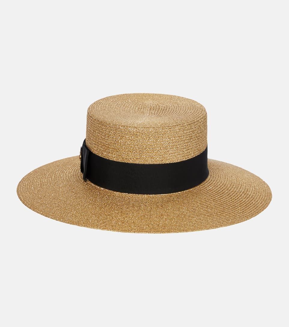 Embellished lamé straw hat | Mytheresa (US/CA)