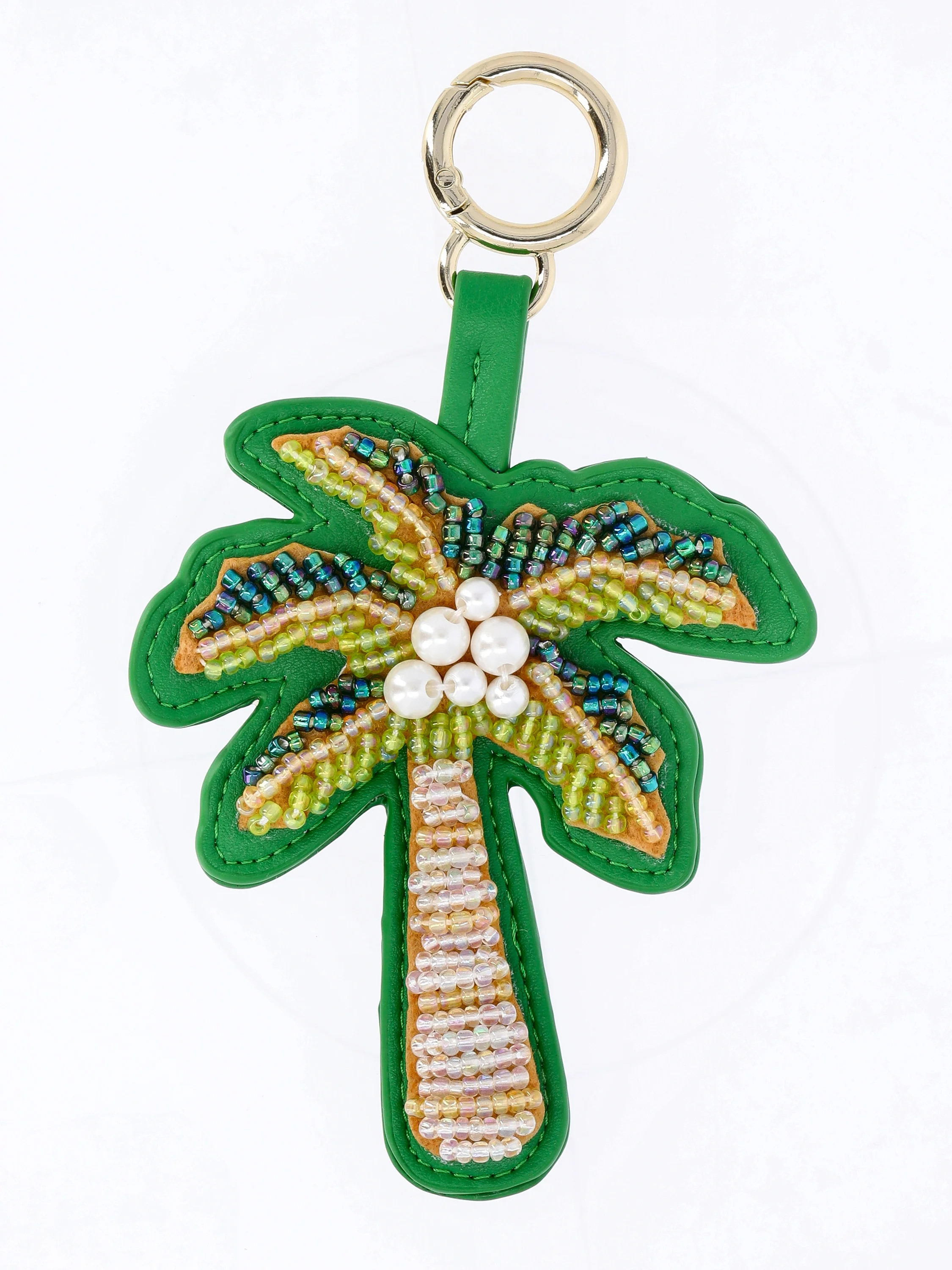 No Boundaries Women's Festival Bag Charm, Multi Beaded Palm | Walmart (US)