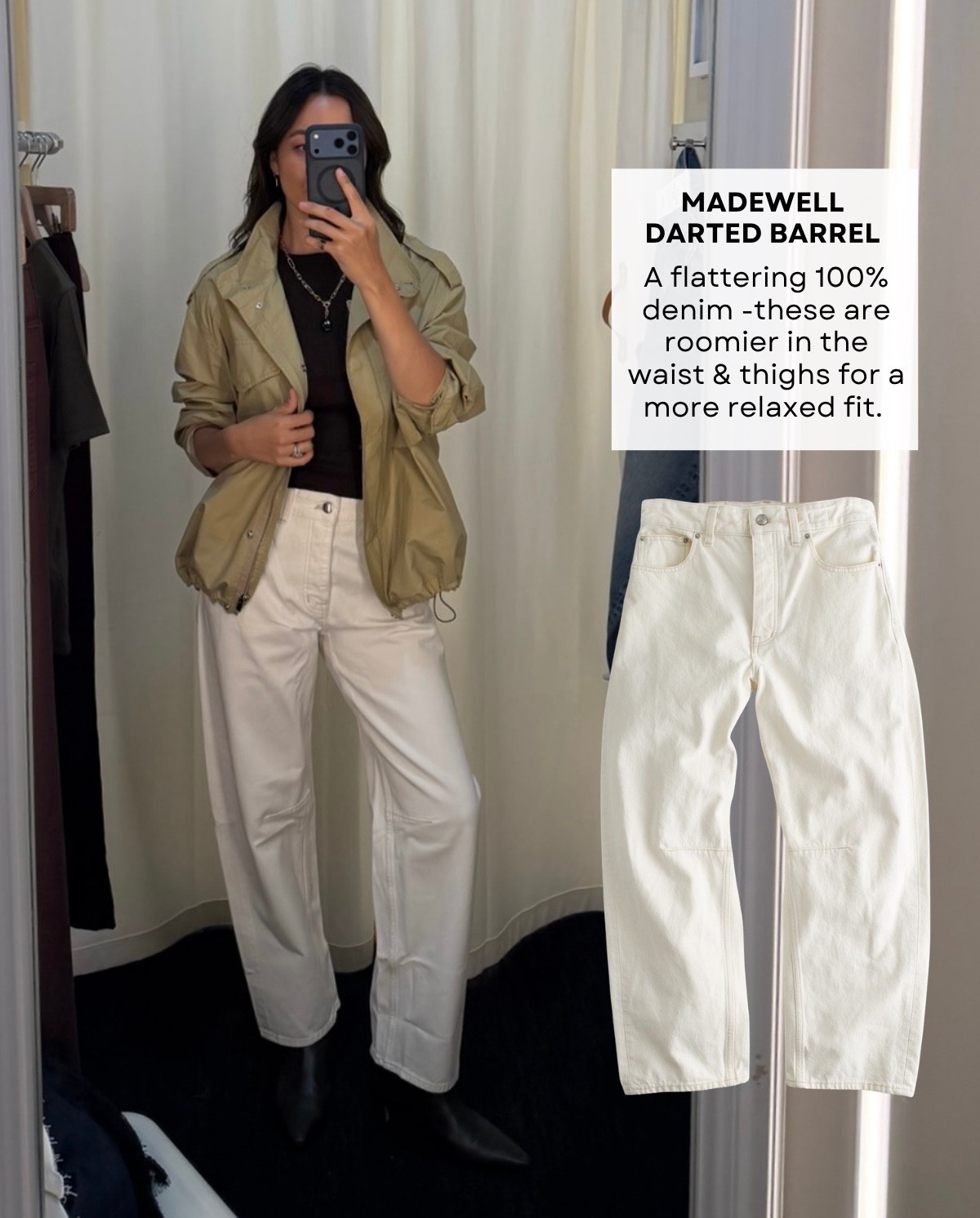 Madewell darted barrel jeans

#LTKootd #LTKSeasonal