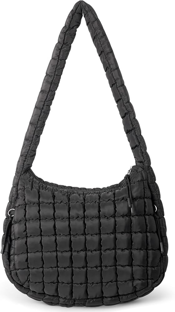 Puffer Tote Bag for Women, Quilted Tote Bag Puffer Bag, Large Quilted Crossbody Bags Carryall Bag... | Amazon (US)