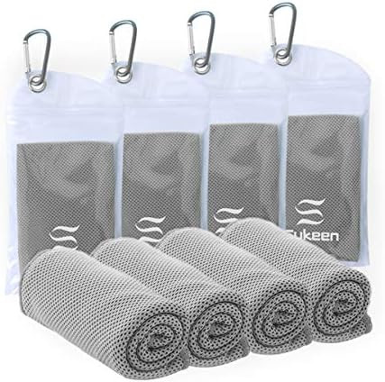 [4 Pack] Cooling Towel (40"x12"),Ice Towel,Soft Breathable Chilly Towel,Microfiber Towel for Yoga... | Amazon (US)