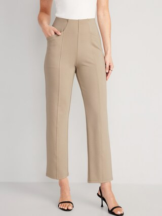 Extra High-Waisted Stevie Straight Ankle Pants | Old Navy (US)