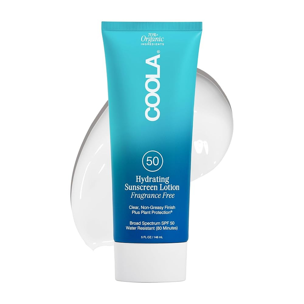 COOLA Organic Sunscreen SPF 50 Sunblock Body Lotion, Dermatologist Tested Skin Care for Daily Pro... | Amazon (US)