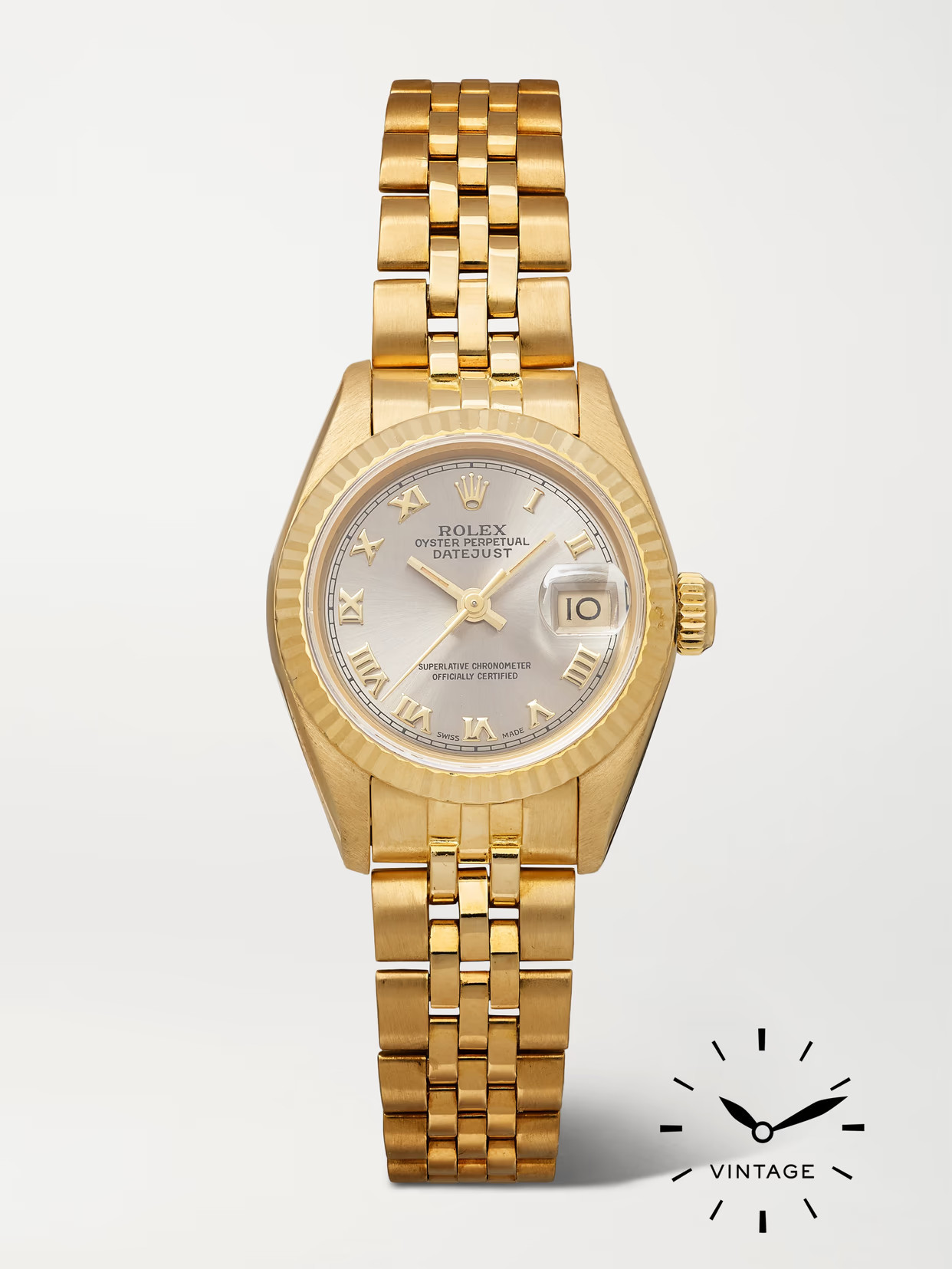 Keeper Vintage - + Rolex Vintage 1960s Datejust Automatic 26mm 18-karat Gold Watch, Ref. No. 69178 - One size | NET-A-PORTER (US)
