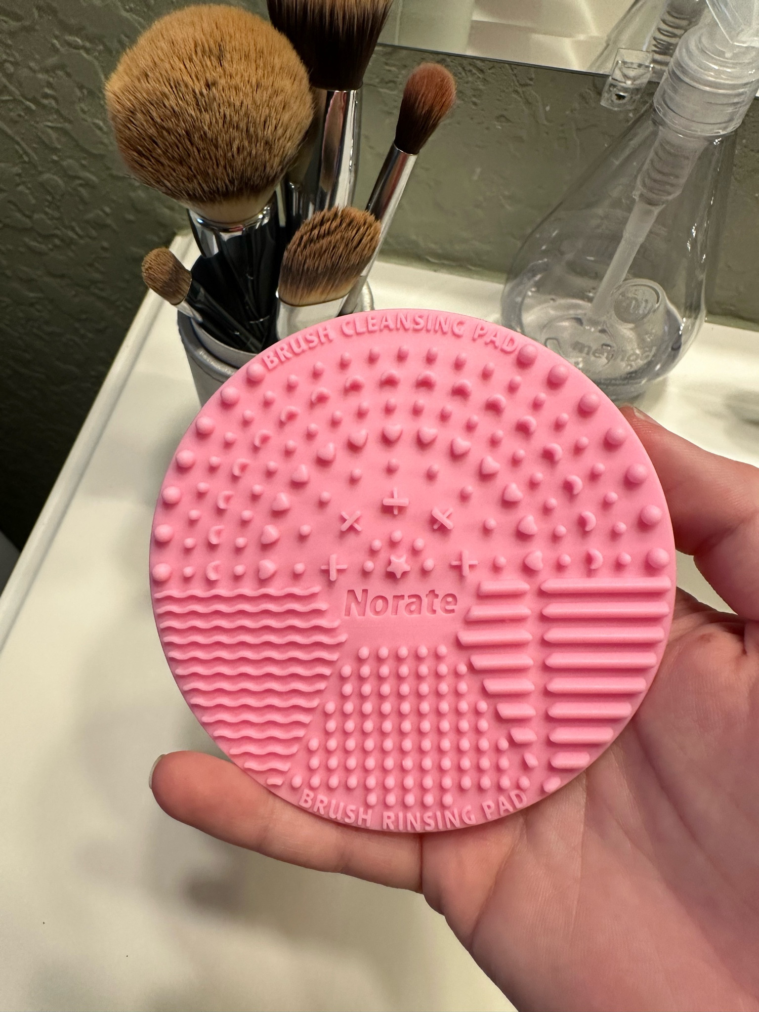 makeup brush cleaning mat for only $7 on Amazon! 

#LTKsalealert #LTKSale #LTKFind