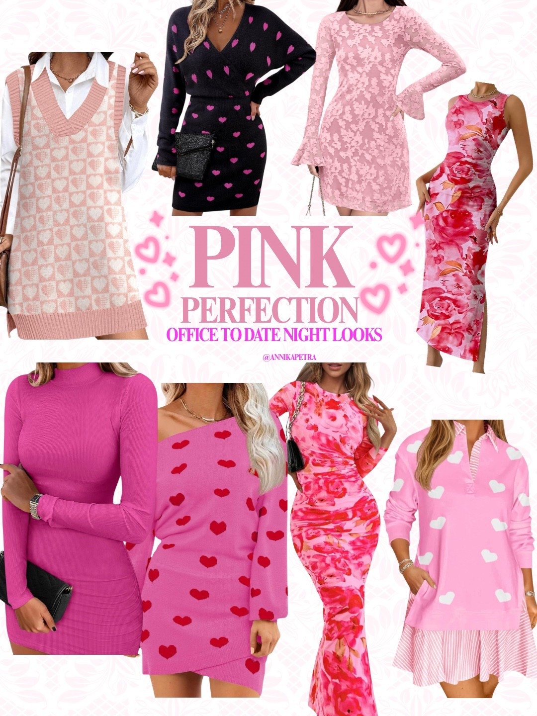 Fully embracing my pink obsession lately 💕 These dresses are effortlessly chic — perfect for the office, date night, Valentine’s Day, brunch with the girls, or honestly anytime you want to feel extra feminine and put together.

Linking my favorites because a good pink dress just never disappoints ✨

#LTKStyle #LTKFinds #PinkDress #FeminineStyle #ValentinesOutfit #DateNightStyle #GirlyFashion #MomStyle #RomanticStyle #LTKSeasonal

#LTKSeasonal #LTKValentine #LTKOver40