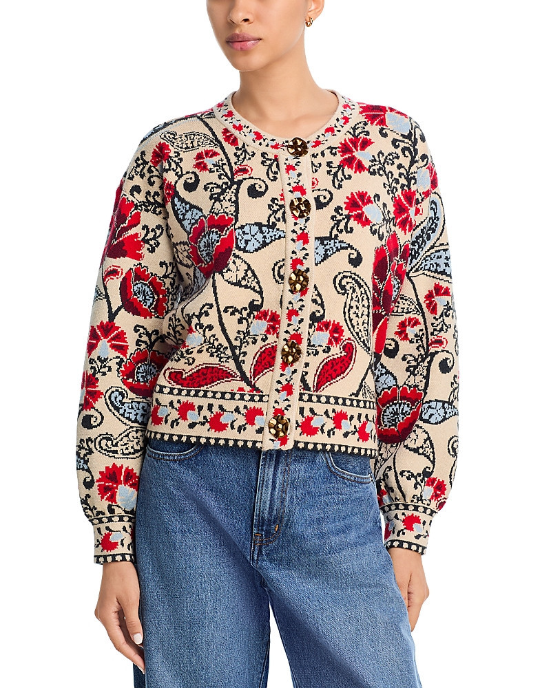 Farm Rio Francesca Sand Knit Cardigan | Bloomingdale's (US)