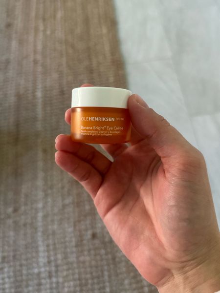 REMINDER: a most used eye cream for me.  The Ole Henriksen Banana Bright + Eye Crème.  It has a hint of yellow in the formula which brightens the under eye instantly.  It also has a vitamin c complex which color corrects dark circles and helps dullness.

Key ingredients: vitamin c, collagen & orange extract

Great for dry skin

Fragrance free, paraben free & vegan


#LTKfindsunder100

#LTKfindsunder50 #LTKbeauty #LTKSeasonal