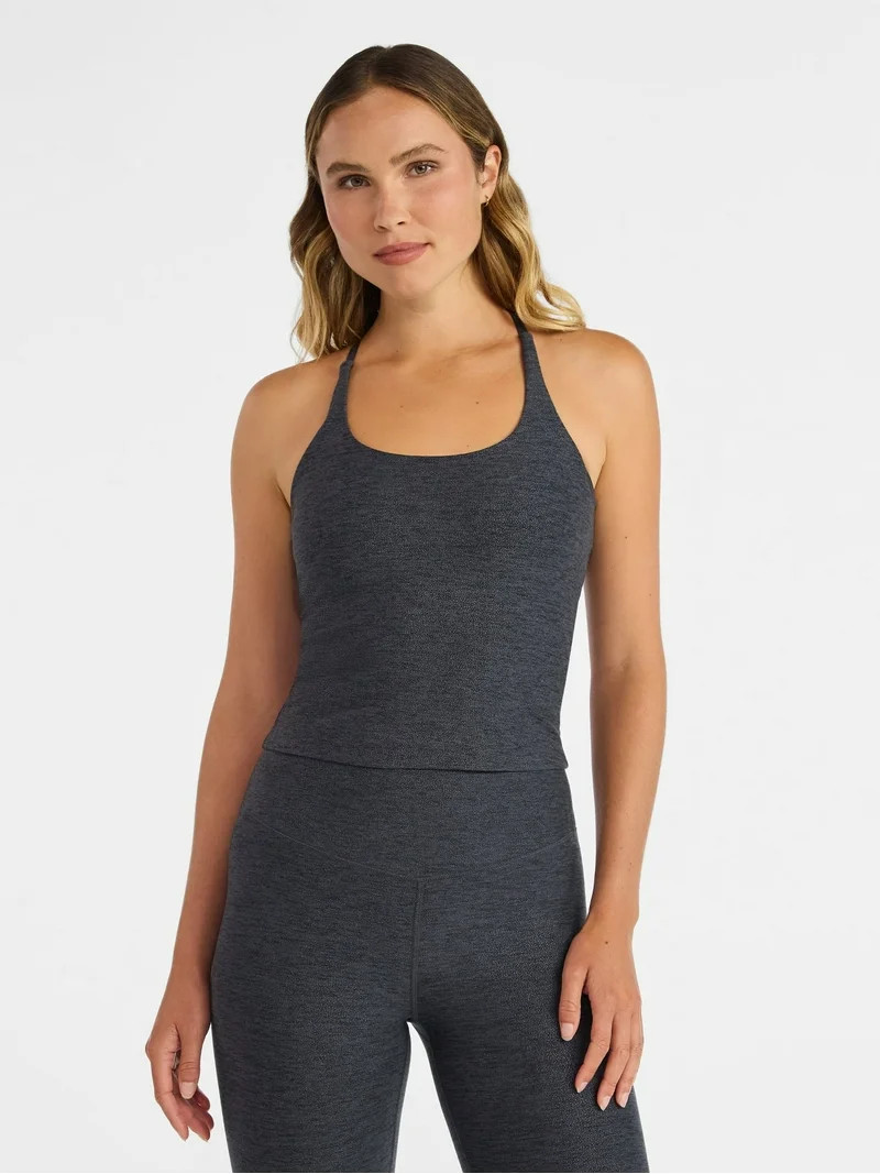 Avia Women's and Women's Plus ButterCore Foil Sports Bra Tank Top, Sizes XS-4X | Walmart (US)