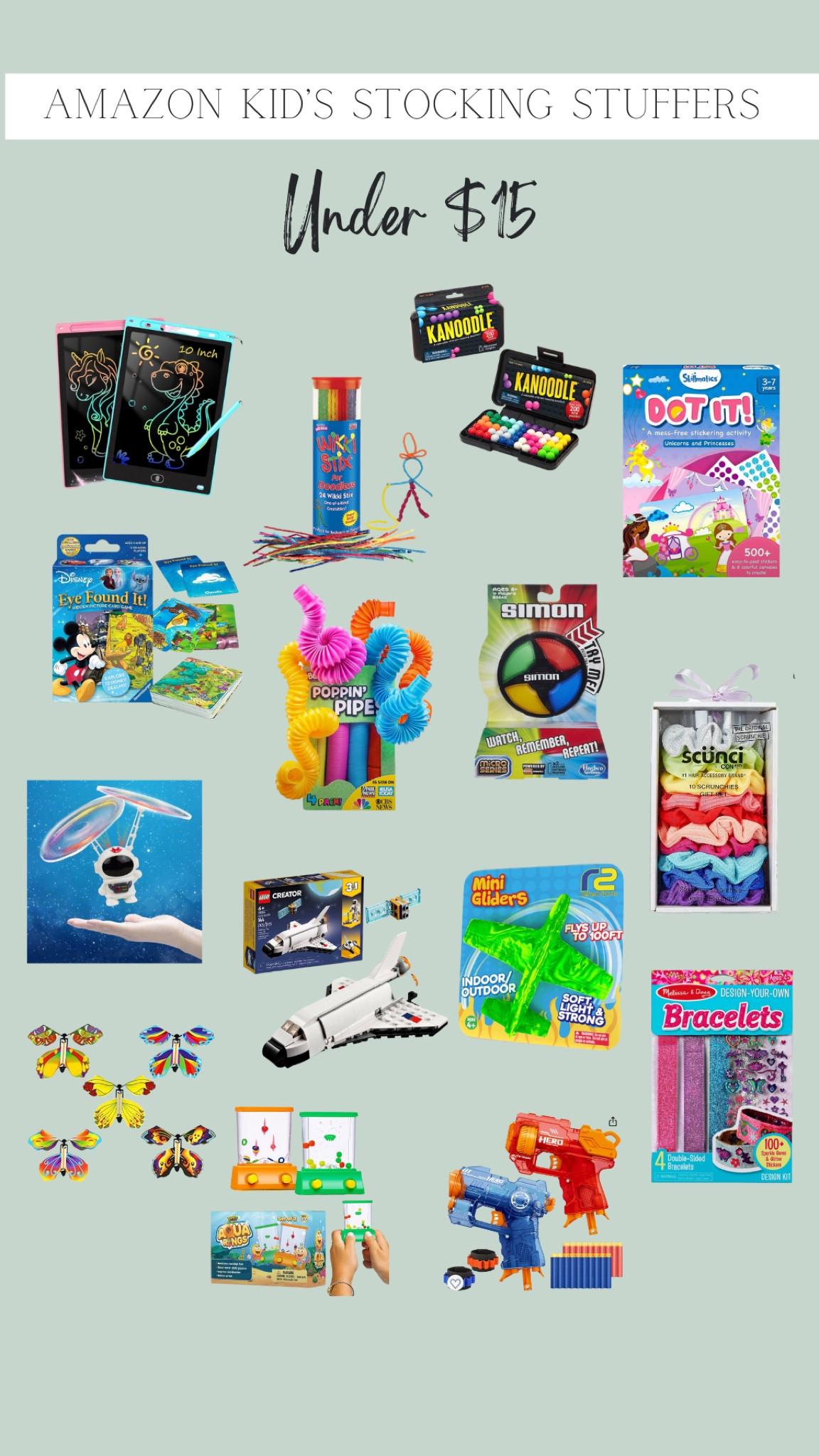 Amazon Kids Stocking Stuffers



Kids stocking stuffers under $15. Popular kids stocking stuffers. Trending stocking stuffers for kids.Sale Sale 

#LTKHoliday #LTKHolidaySale #LTKSeasonal