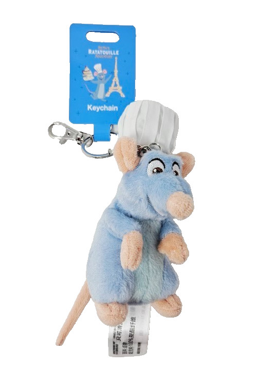 Disney Parks Chef Remy Ratatouille Bag Charm Plush Keychain New | eBay US