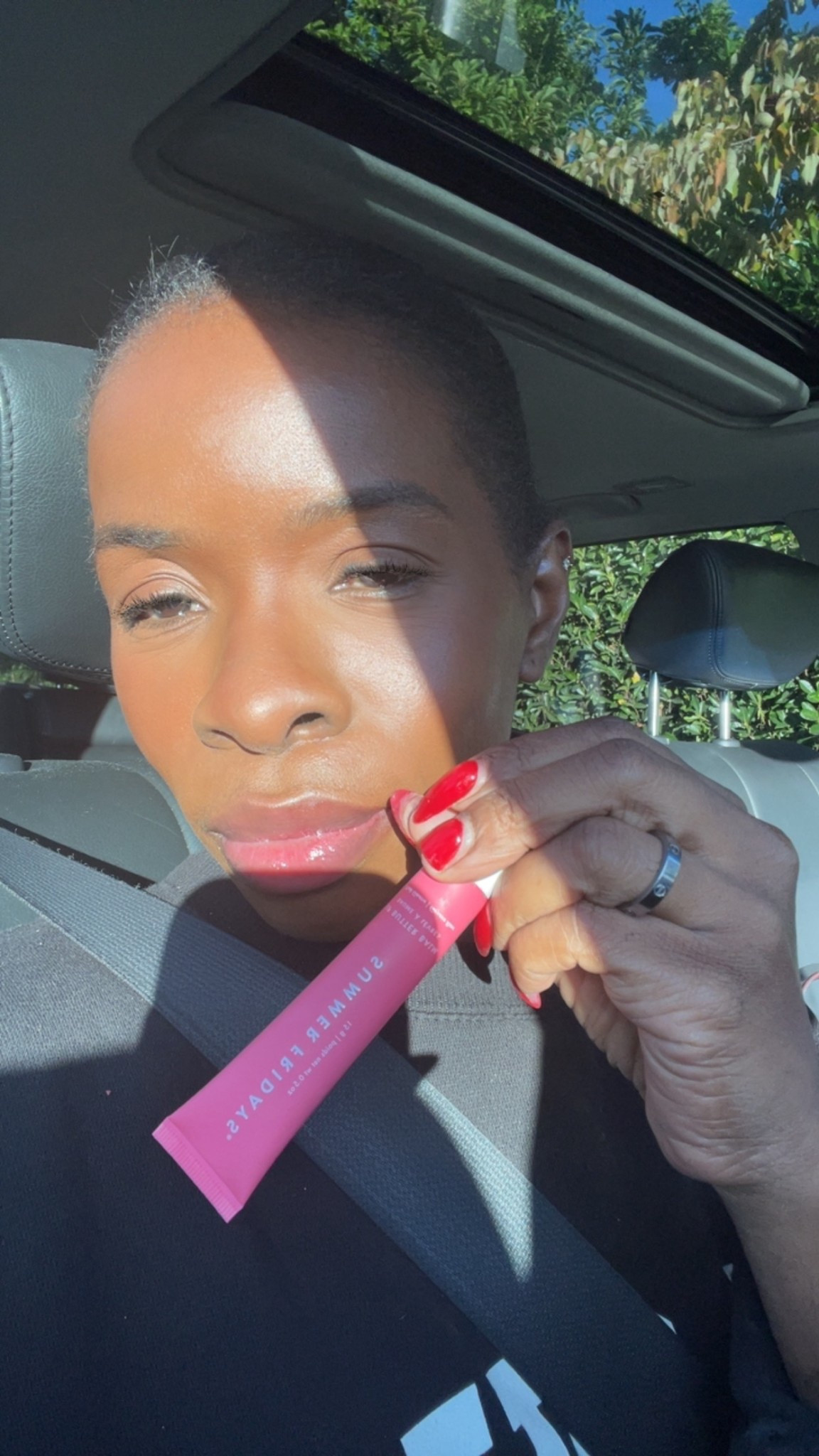 Such a soft pretty pink.

Pink guava, lip butter balm, @Summer Fridays 

#LTKselfcare #LTKBeauty