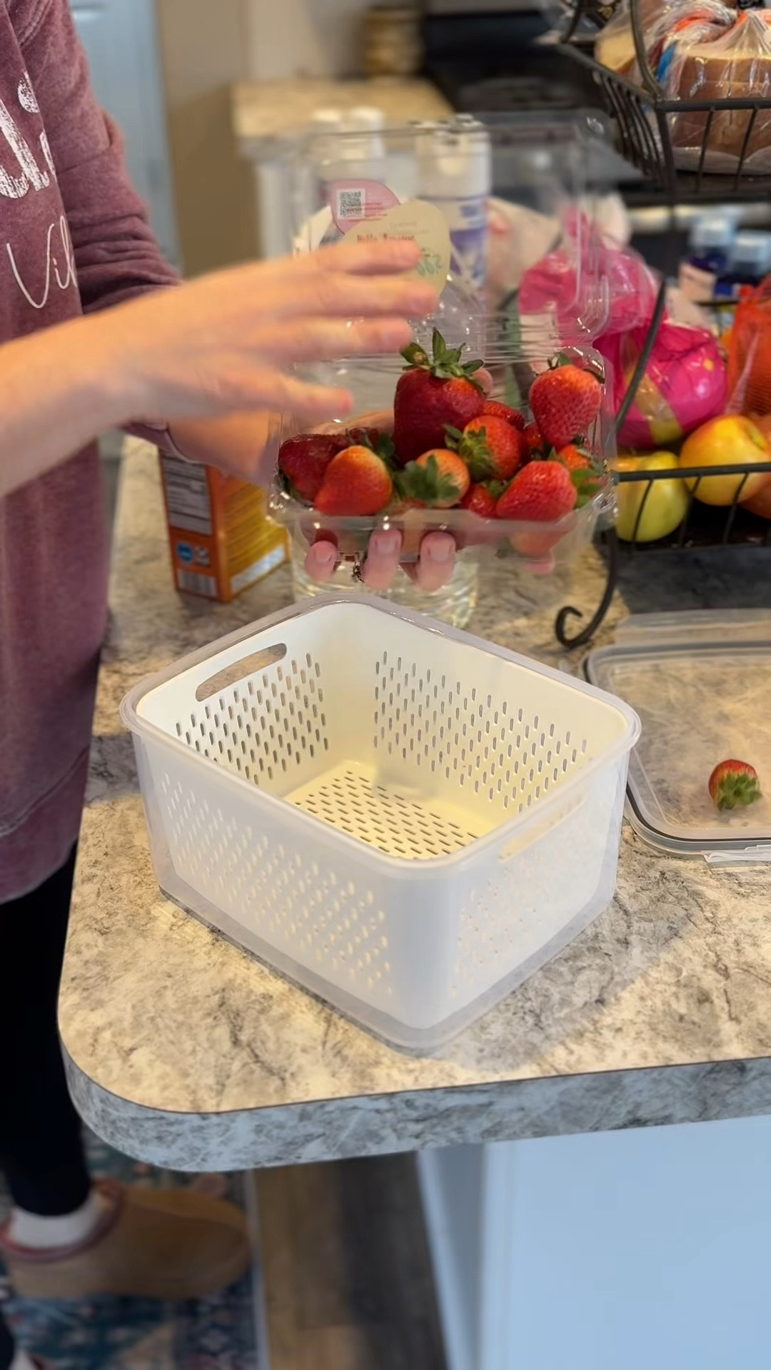 On Sale Under $20!! Best containers for veggie and fruit cleaning! I found these snap on lid containers that are a go to for all of our fruit. If you don’t already own them, you need too! They are literally the best for storing fruit and veggies and helping them to last longer. 

#LTKSaleAlert #LTKFindsUnder50 #LTKHome