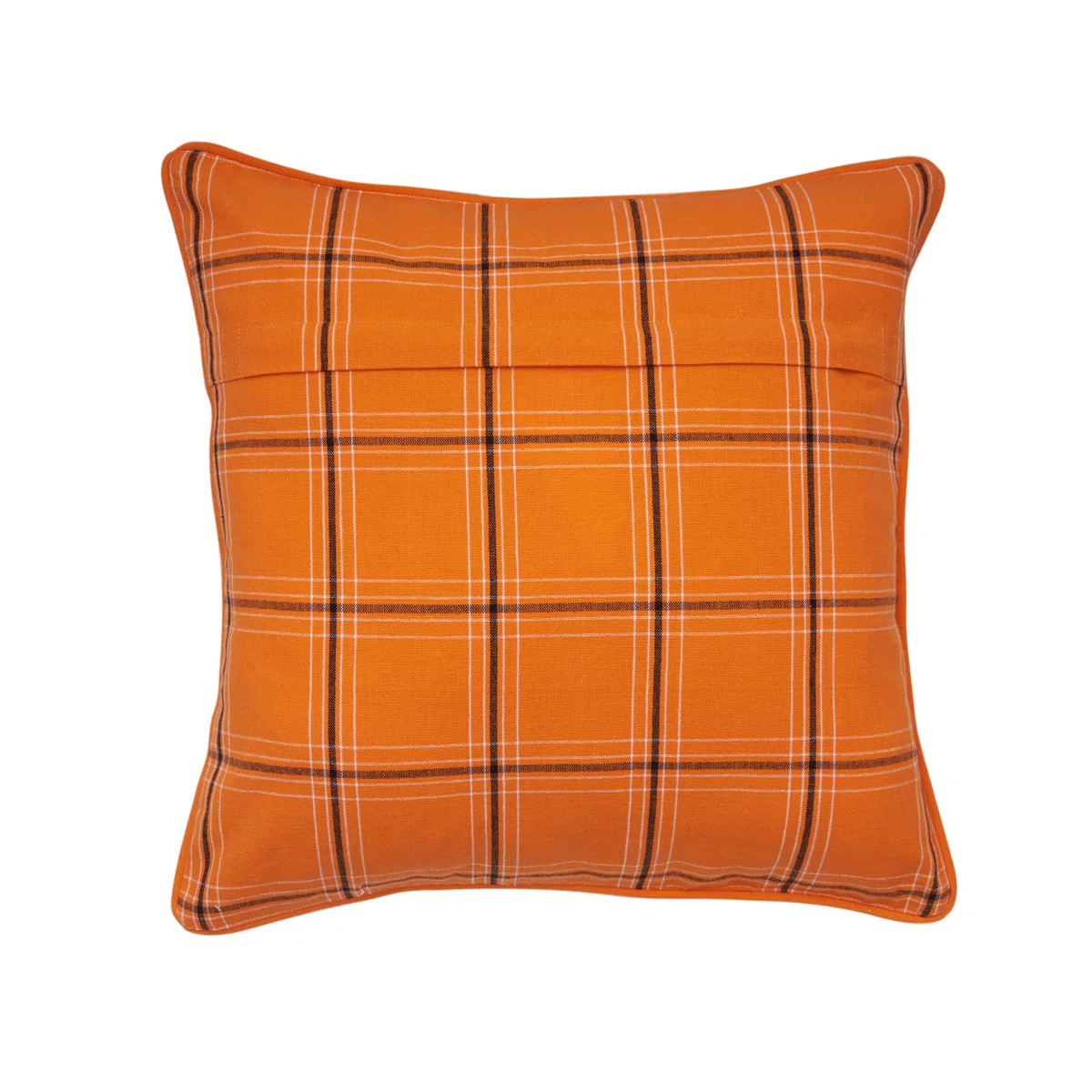 Halloween Tavern Pumpkin Jack-O-Lantern Accent Throw Pillow, 18" x 18" | Wayfair North America